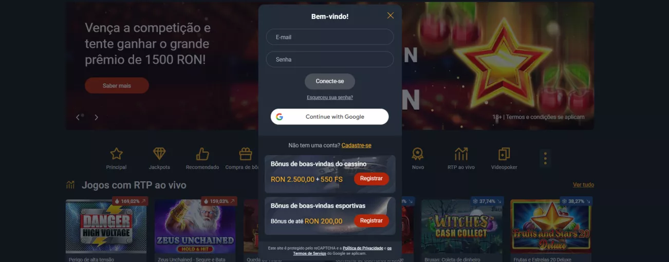 Registo no Frank Casino - início rápido do jogo